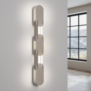 CHAIN 91 beige LED-Wandleuchte 4000K small 2