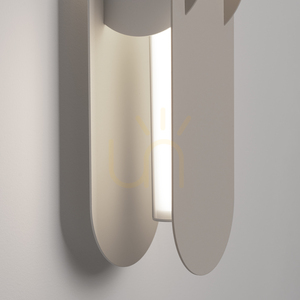 CHAIN 91 beige LED-Wandleuchte 4000K small 3