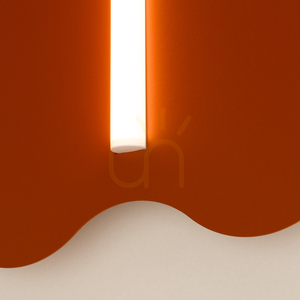 KLOVER Wandleuchte ockerrot small 4