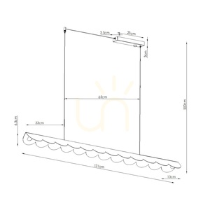 BISCUIT 130 braun LED 3000K Pendelleuchte small 9