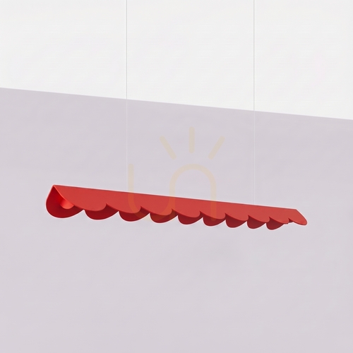 Prüfen BISCUIT 100 rote LED 3000K Pendelleuchte