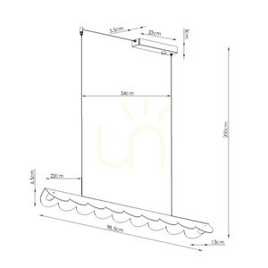 BISCUIT 100 rote LED 4000K Pendelleuchte small 9