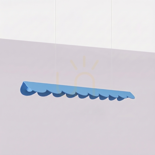 Prüfen BISCUIT 100 blaue LED 4000K Pendelleuchte.