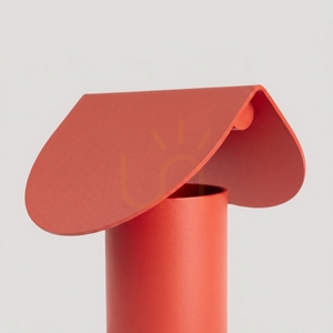 BISCUIT rote LED Schreibtischlampe 3000K small 3