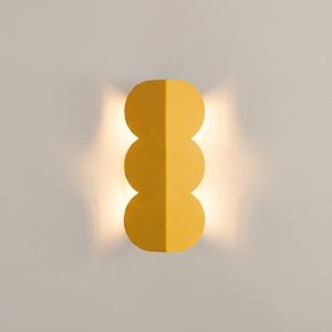 Thoro BISCUIT Wandleuchte gelb Aluminium 2xG9 Licht nach unten 33,6 cm TH.761 small 6