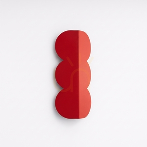 BISCUIT Wandleuchte rot small 1
