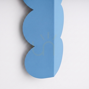 THORO BISCUIT Wandleuchte, hellblau, 2×G9 small 5
