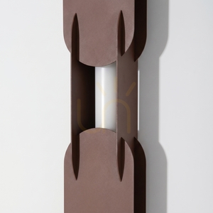 CHAIN 91 braun LED-Wandleuchte 3000K small 4