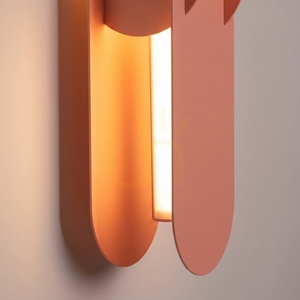 CHAIN 91 Pfirsich LED-Wandleuchte 3000K small 3