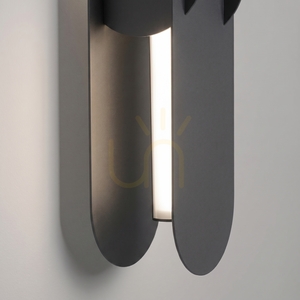 CHAIN 91 schwarz LED-Wandleuchte 3000K small 3