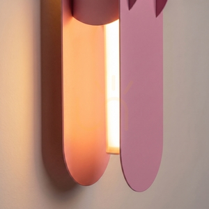 CHAIN 91 Wandleuchte rosa LED 3000K small 3