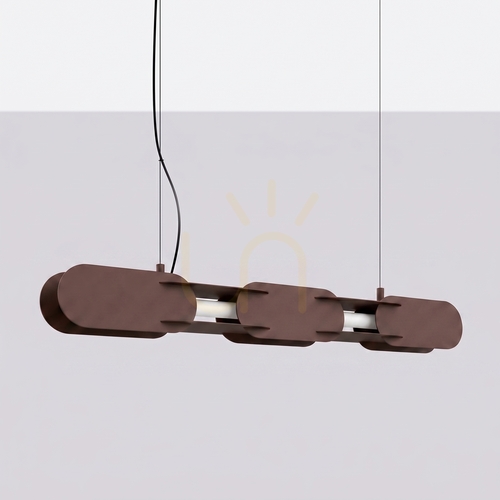 Prüfen CHAIN 91 braun LED 3000K Pendelleuchte