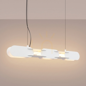 CHAIN 91 Pendelleuchte weiß LED 3000K small 2