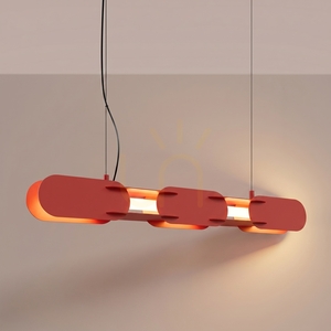 CHAIN 91 rote LED 3000K Pendelleuchte small 2