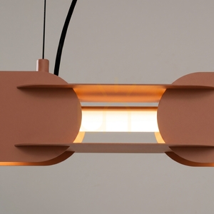 CHAIN 91 mocca LED 3000K Pendelleuchte small 3