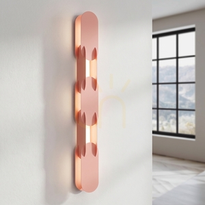 CHAIN 91 Pfirsich LED-Wandleuchte 4000K small 2