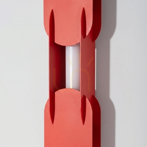 CHAIN 91 rote LED-Wandleuchte 4000K small 4