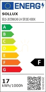 CHAIN 91 rote LED-Wandleuchte 4000K small 6
