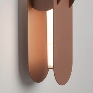CHAIN 91 mocca LED-Wandleuchte 4000K small 3