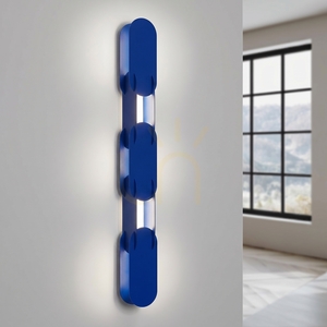 CHAIN 91 ultramarine LED-Wandleuchte 4000K small 2