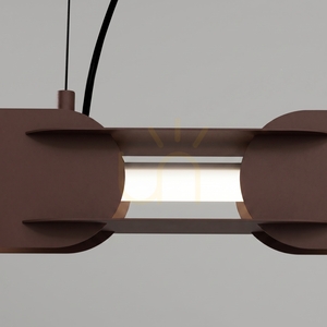 CHAIN 91 braun LED 4000K Pendelleuchte small 3