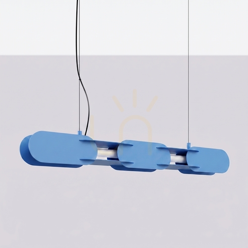Prüfen CHAIN 91 blau LED 4000K Pendelleuchte