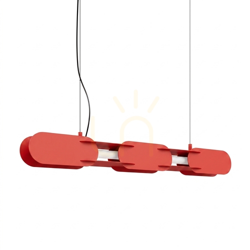 Prüfen CHAIN 91 rote LED 4000K Pendelleuchte