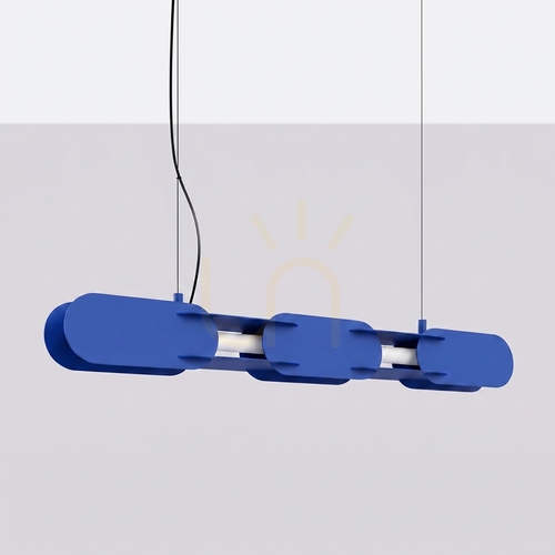 Prüfen CHAIN 91 ultramarine LED 4000K Pendelleuchte