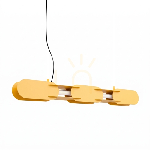Prüfen CHAIN 91 gelbe LED 4000K Pendelleuchte