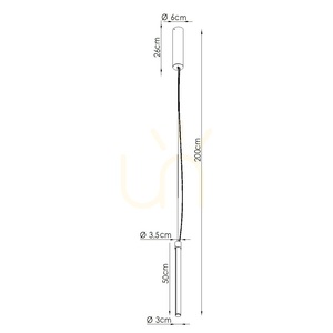 TRANG 50 schwarz LED 4000K Pendelleuchte small 6