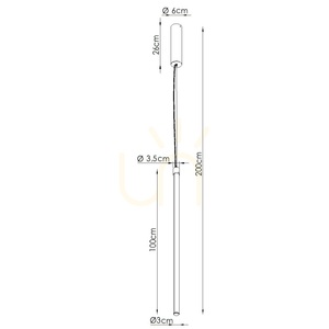 TRANG 75 rosa LED 4000K Pendelleuchte small 6