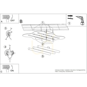 KLOVER Salbei Plafond small 7