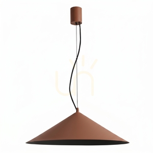 Thoro FINT mocca Pendelleuchte, Kegel Ø 50 cm, LED 7,5 W 1070 lm 3000 K, TRIAC dimmbar small 0