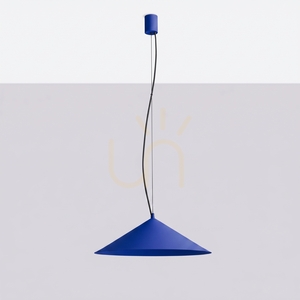Pendelleuchte Thoro FINT Kegelform 50 cm LED 3000K Ultramarin small 7