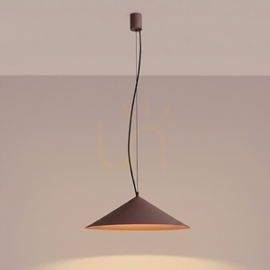 Thoro FINT TH.960 LED-Pendelleuchte, braun, 4000 K, Ø50 cm small 8