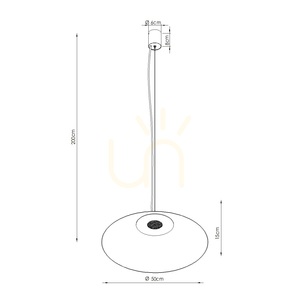 FINT ockerrot LED 4000K Pendelleuchte small 9