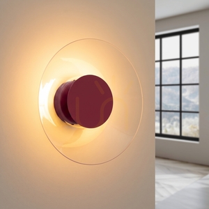 ASTRO burgunderrote LED-Wandleuchte 3000K small 2