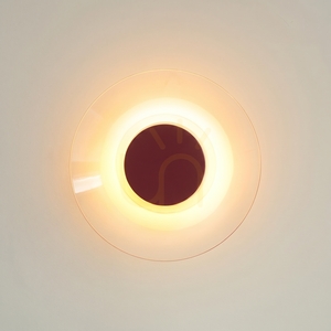 ASTRO burgunderrote LED-Wandleuchte 3000K small 3