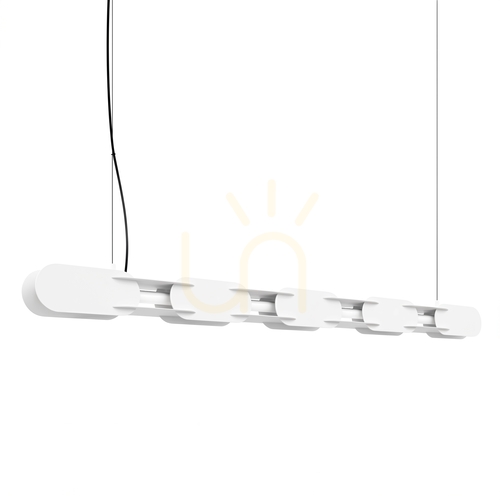 Prüfen CHAIN 158 Pendelleuchte weiß LED 3000K
