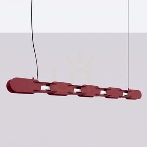 CHAIN 158 burgundy LED 3000K Pendelleuchte small 1