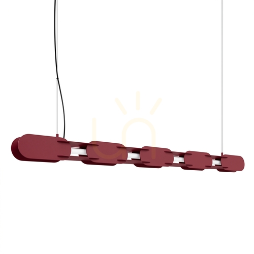 Prüfen CHAIN 158 burgundy LED 3000K Pendelleuchte