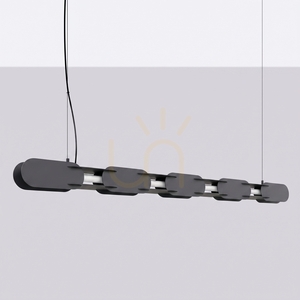 CHAIN 158 schwarz LED 3000K Pendelleuchte small 1