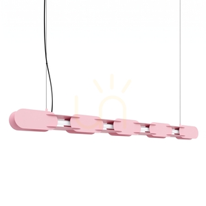 Thoro CHAIN 158 LED-Pendelleuchte rosa 3000 K TH.1029 small 0