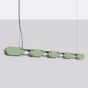 CHAIN 158 sage LED 3000K Pendelleuchte small 1