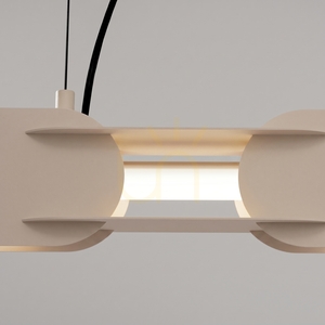 CHAIN 158 Pendelleuchte taupe LED 3000K small 3