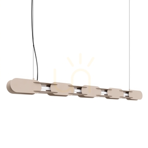 CHAIN 158 Pendelleuchte taupe LED 3000K small 0