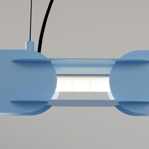 CHAIN 158 blaue LED 4000K Pendelleuchte small 3