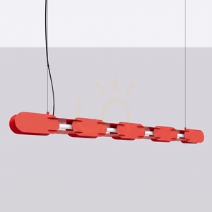 CHAIN 158 rote LED 4000K Pendelleuchte small 1