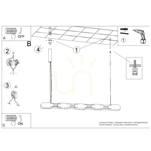 CHAIN 158 rote LED 4000K Pendelleuchte small 6