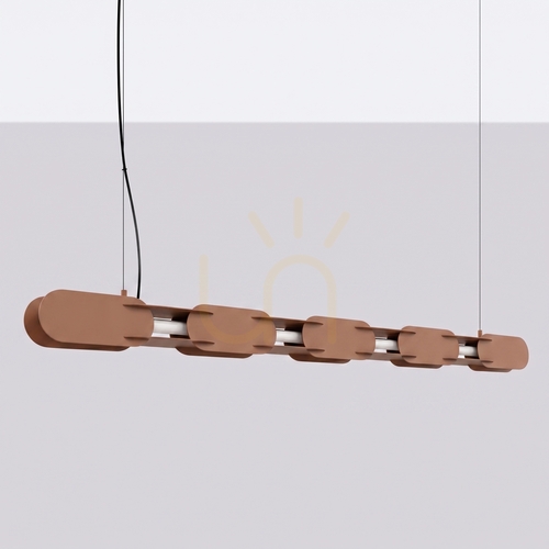 Prüfen CHAIN 158 mocca LED 4000K Pendelleuchte